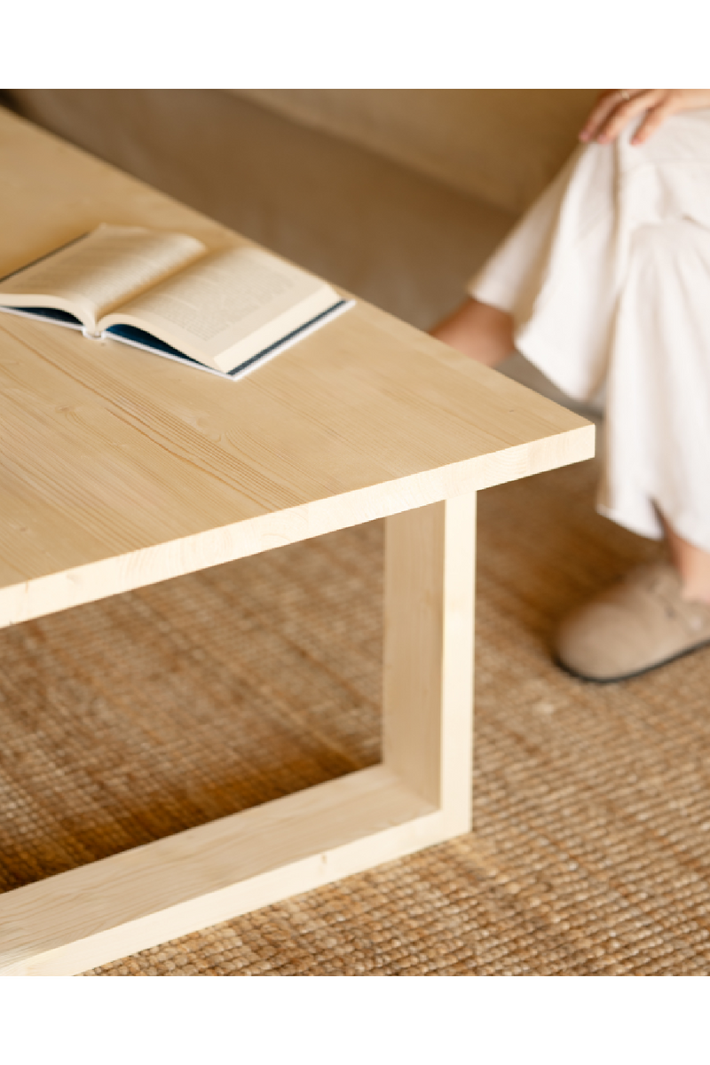 Minimalist Rectangular Coffee Table | Decowood Cairo | Oroatrade.com