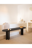 Oval Solid Wood Bench | Decowood Tokyo | Oroatrade.com