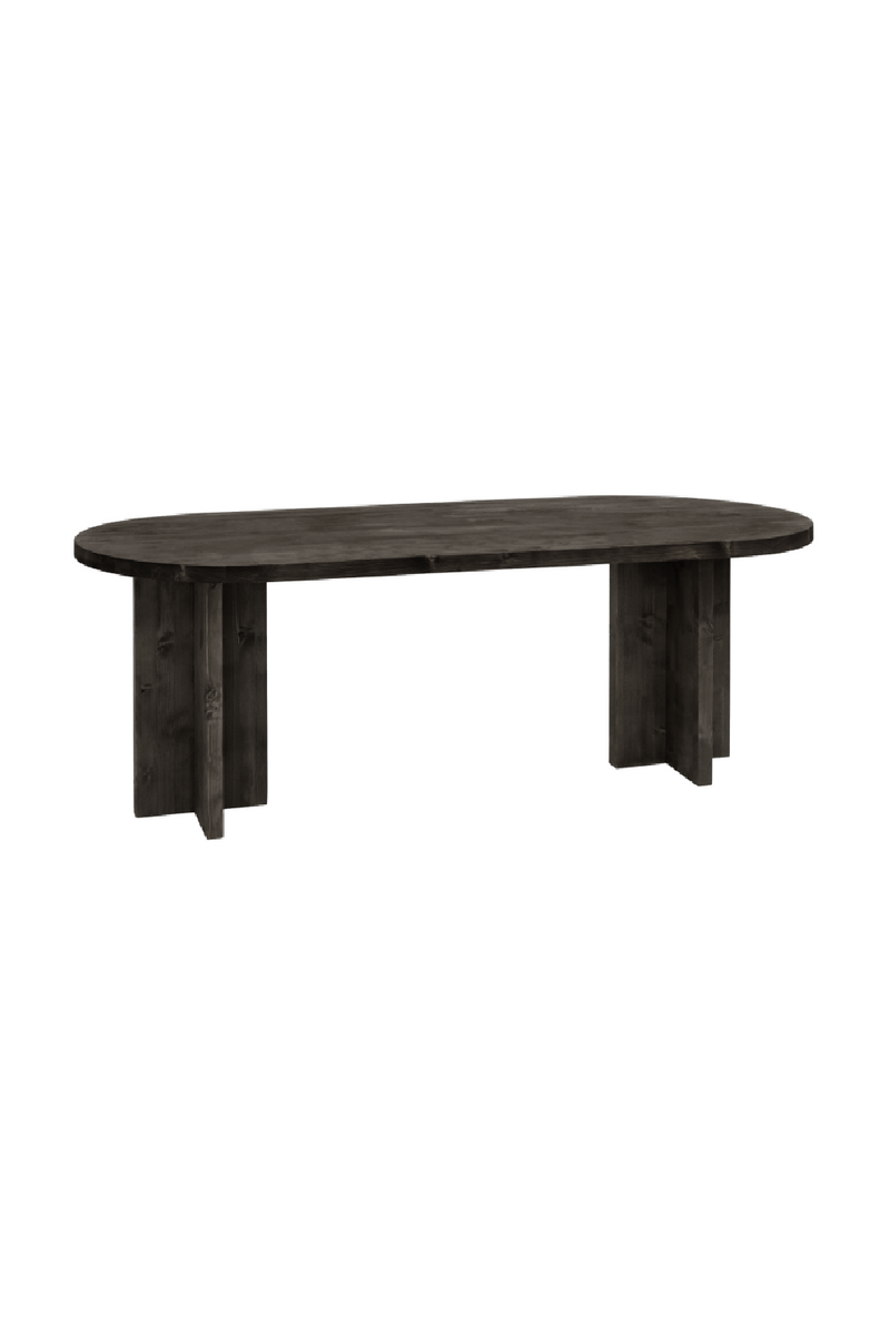 Oval Solid Wood Dining Table | Decowood Tokyo | Oroatrade.com