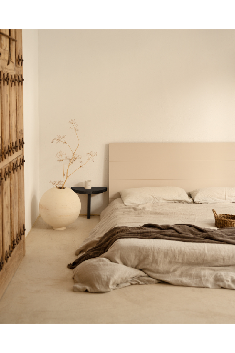 Black Wooden Floating Bedside Table | Decowood Tokyo | Oroatrade.com