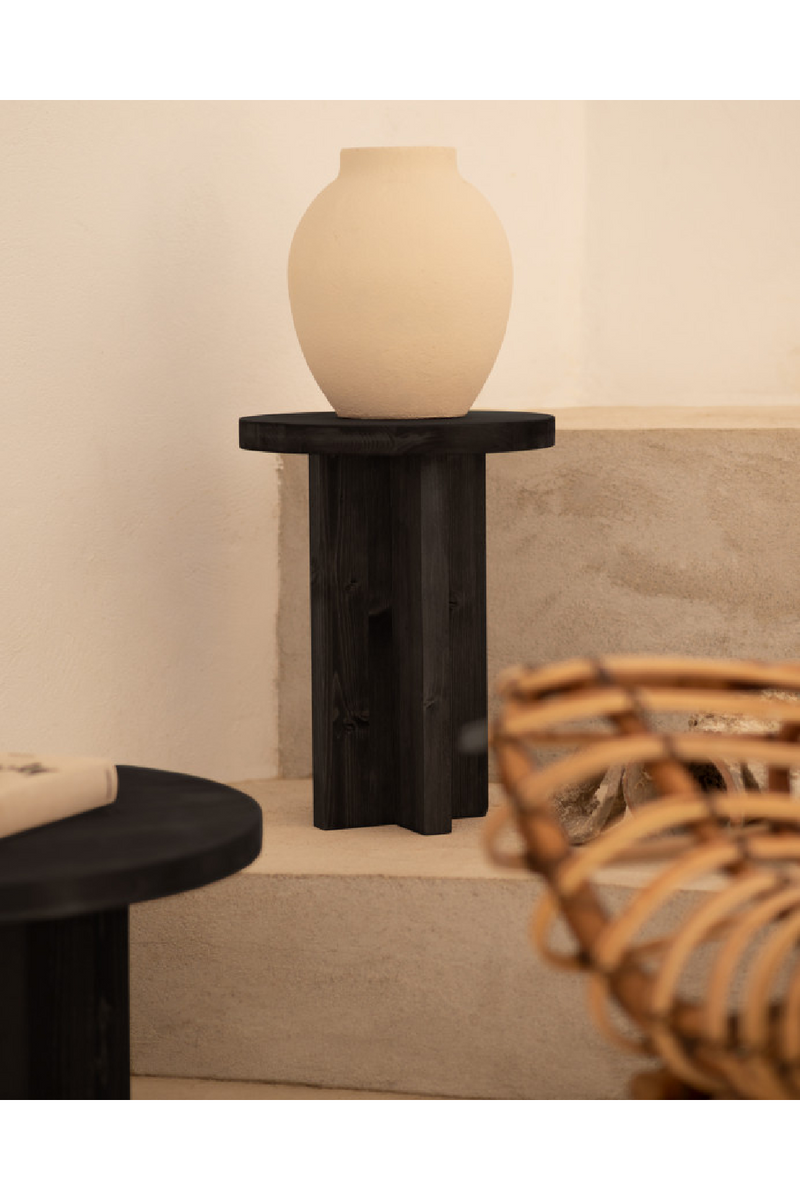 Round Solid Wood Stool | Decowood Tokyo | Oroatrade.com