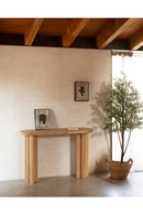 Japandi Oval Console Table | Decowood Tokyo | Oroatrade.com