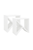 Solid Pine Side Tables (2) | Decowood Stoke