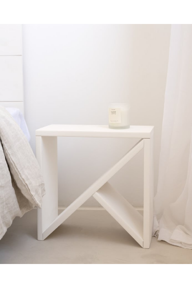 Solid Pine Side Tables (2) | Decowood Stoke