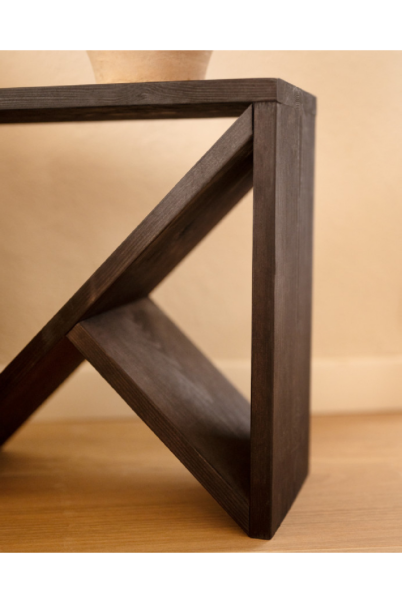 Solid Pine Side Tables (2) | Decowood Stoke