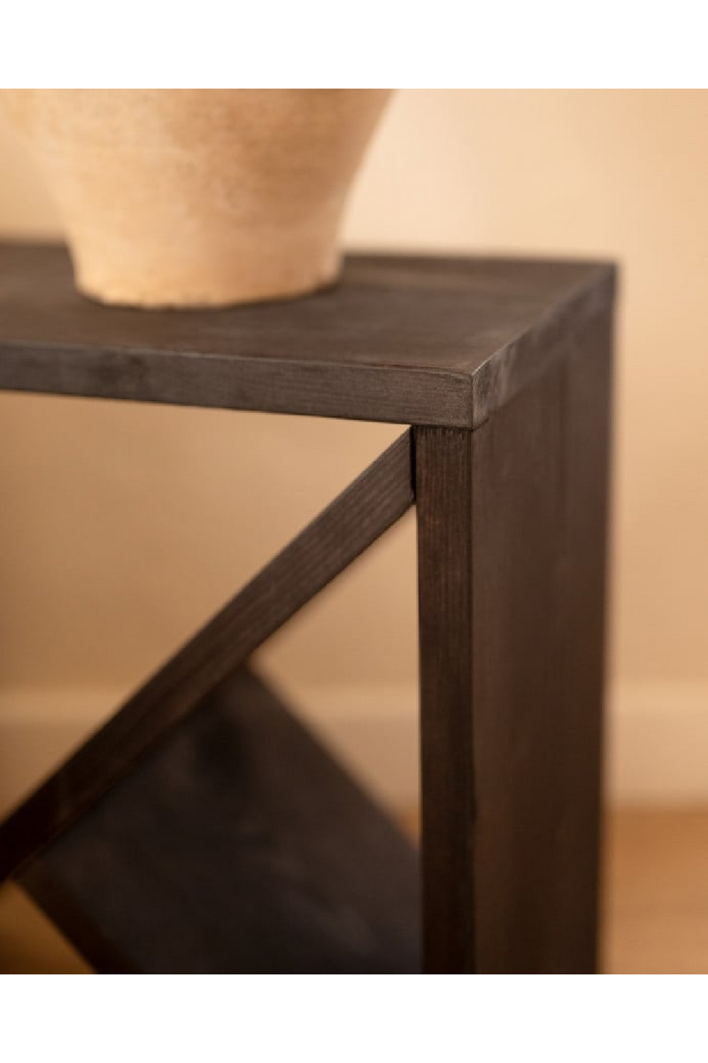 Solid Pine Side Tables (2) | Decowood Stoke