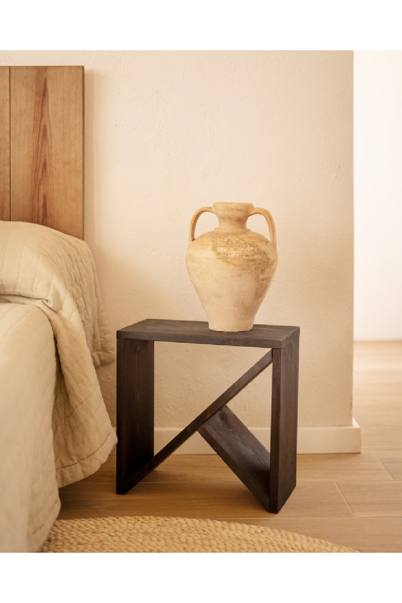 Solid Pine Side Tables (2) | Decowood Stoke