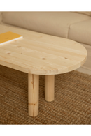 Tinted Wood Oval Coffee Table | Decowood Gina | Oroatrade.com