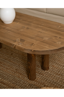 Tinted Wood Oval Coffee Table | Decowood Gina | Oroatrade.com