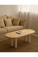 Tinted Wood Oval Coffee Table | Decowood Gina | Oroatrade.com