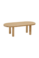 Tinted Wood Oval Coffee Table | Decowood Gina | Oroatrade.com