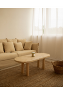 Tinted Wood Oval Coffee Table | Decowood Gina | Oroatrade.com