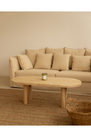 Tinted Wood Oval Coffee Table | Decowood Gina | Oroatrade.com