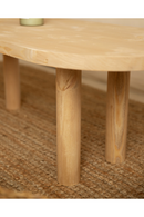 Tinted Wood Oval Coffee Table | Decowood Gina | Oroatrade.com