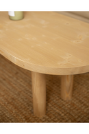 Tinted Wood Oval Coffee Table | Decowood Gina | Oroatrade.com