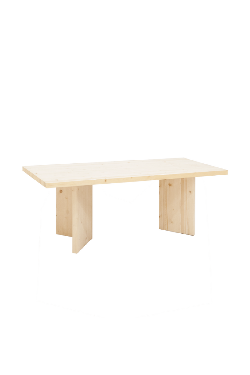 Rectangular Fir Wood Coffee Table | Decowood Kyoto | Oroatrade.com