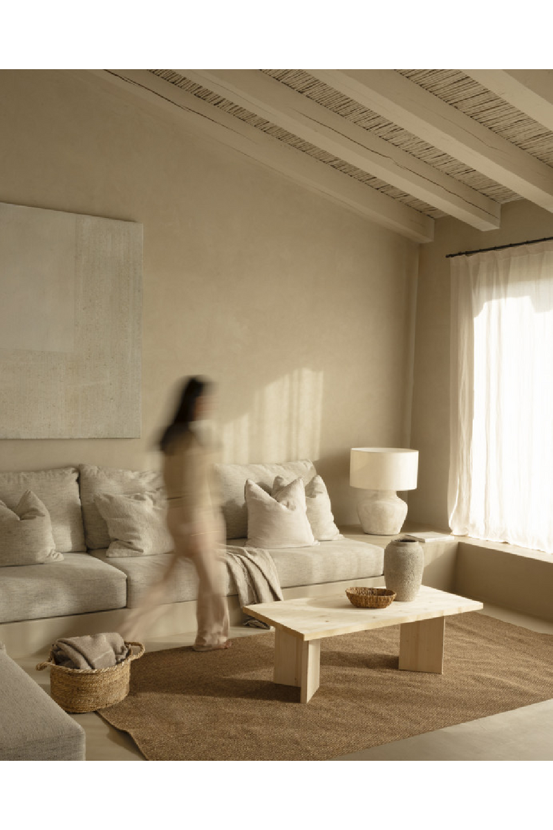 Rectangular Fir Wood Coffee Table | Decowood Kyoto | Oroatrade.com