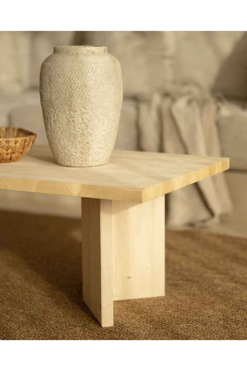 Rectangular Fir Wood Coffee Table | Decowood Kyoto | Oroatrade.com