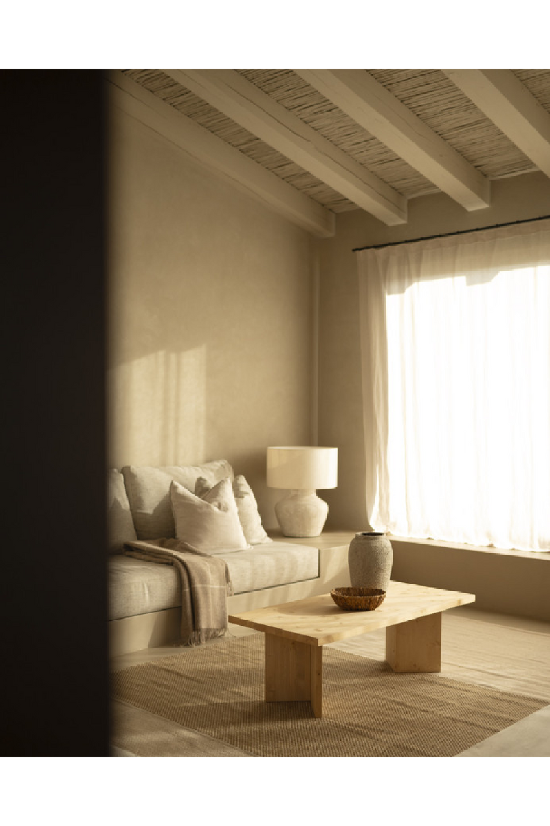 Rectangular Fir Wood Coffee Table | Decowood Kyoto | Oroatrade.com