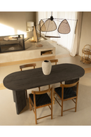 Oval Wood Dining Table | Decowood Osaka | Oroatrade.com