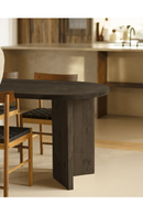 Oval Wood Dining Table | Decowood Osaka | Oroatrade.com