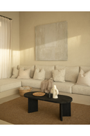 Oval Wood Coffee Table | Decowood Osaka