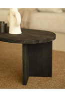 Oval Wood Coffee Table | Decowood Osaka