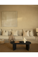 Oval Wood Coffee Table | Decowood Osaka