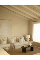 Oval Wood Coffee Table | Decowood Osaka