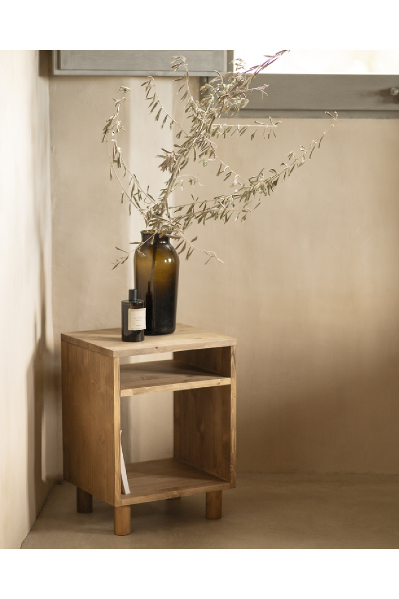 Minimalist Wooden Nightstand | Decowood Hera | Oroatrade.com