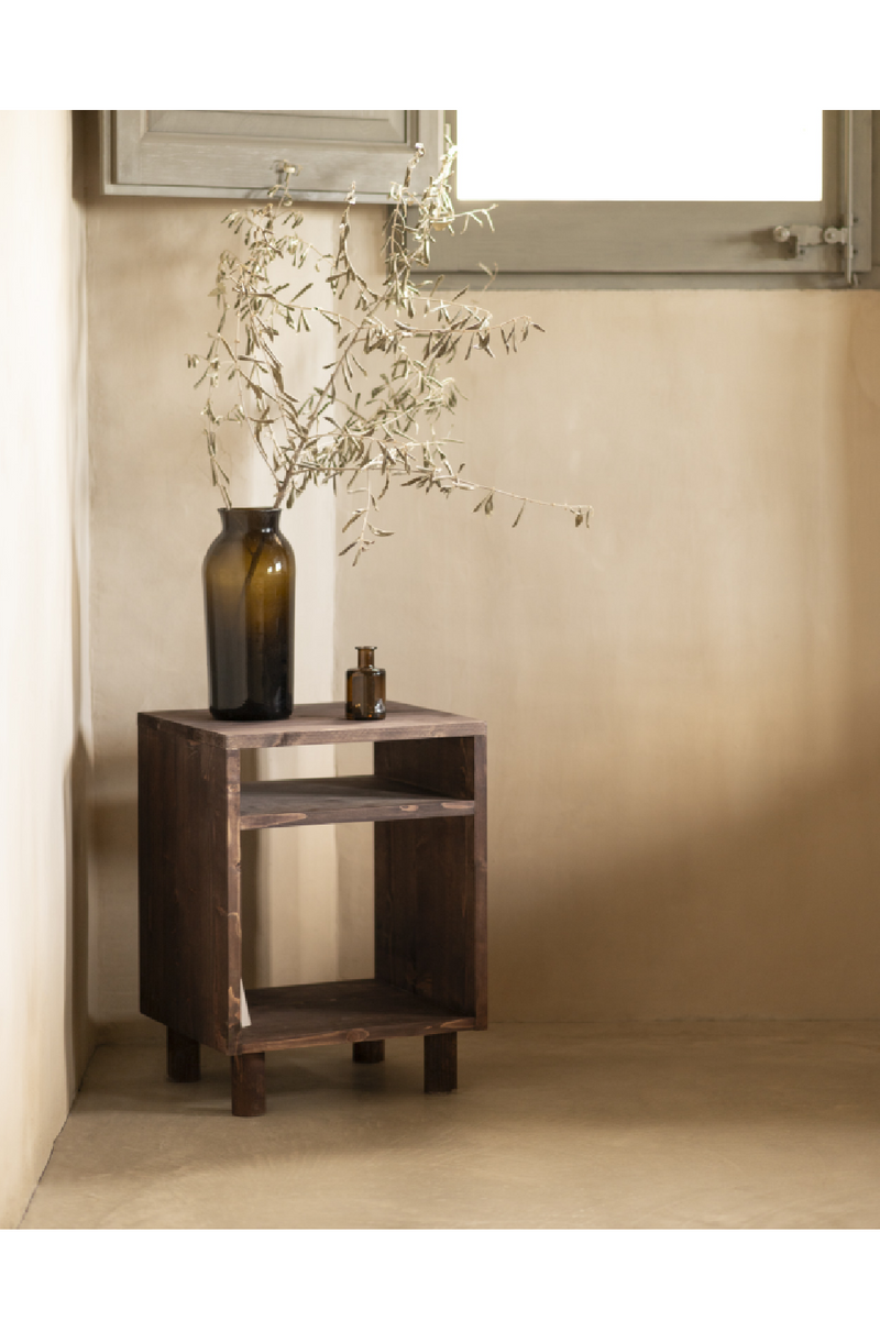 Minimalist Wooden Nightstand | Decowood Hera | Oroatrade.com