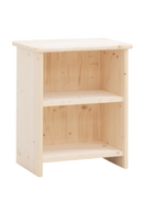 Wooden Open Compartment Nightstand | Decowood Ion | Oroatrade.com