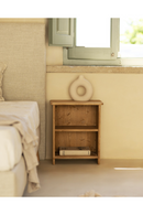 Wooden Open Compartment Nightstand | Decowood Ion | Oroatrade.com