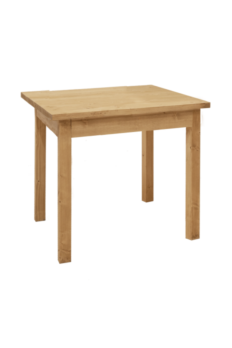 Varnished Wood Square Dining Table | Decowood Lia | Oroatrade.com