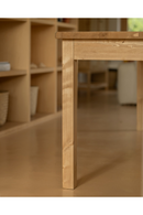 Varnished Wood Square Dining Table | Decowood Lia | Oroatrade.com