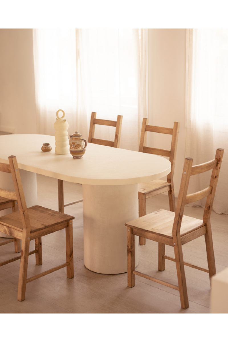 Pine Wood Dining Chair | Decowood Lucia | Oroatrade.com
