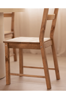 Pine Wood Dining Chair | Decowood Lucia | Oroatrade.com