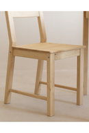 Pine Wood Dining Chair | Decowood Lucia | Oroatrade.com