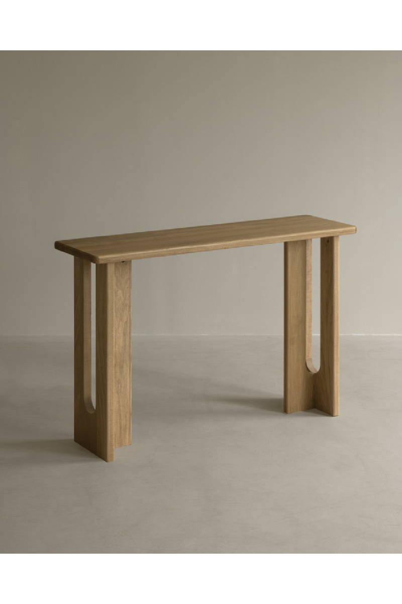 Varnished Poplar Wood Console Table | Decowood Lua | Oroatrade.com
