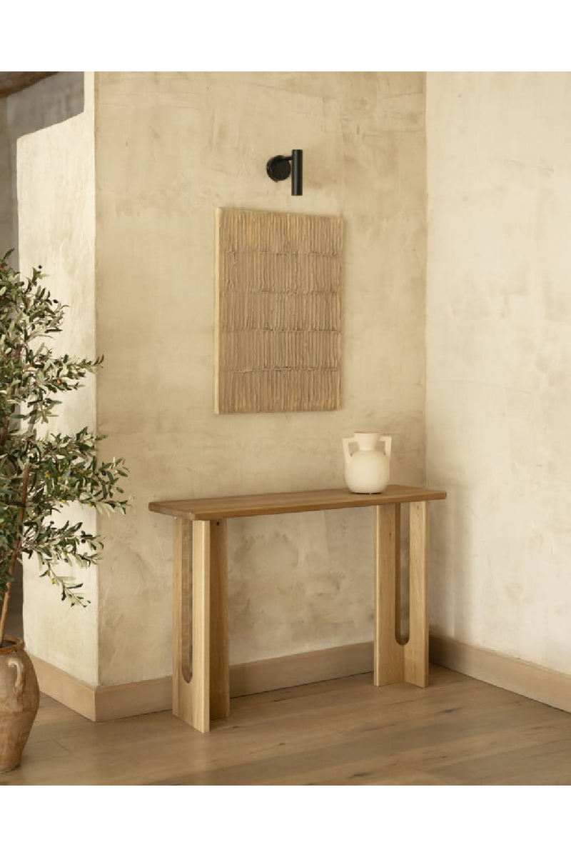 Varnished Poplar Wood Console Table | Decowood Lua | Oroatrade.com