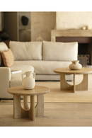 Round Microcement Coffee Table | Decowood Lua | Oroatrade.com