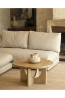 Round Microcement Coffee Table | Decowood Lua | Oroatrade.com