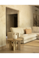 Round Microcement Coffee Table | Decowood Lua | Oroatrade.com