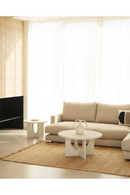 Round Microcement Coffee Table | Decowood Lua | Oroatrade.com