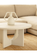 Round Microcement Coffee Table | Decowood Lua | Oroatrade.com