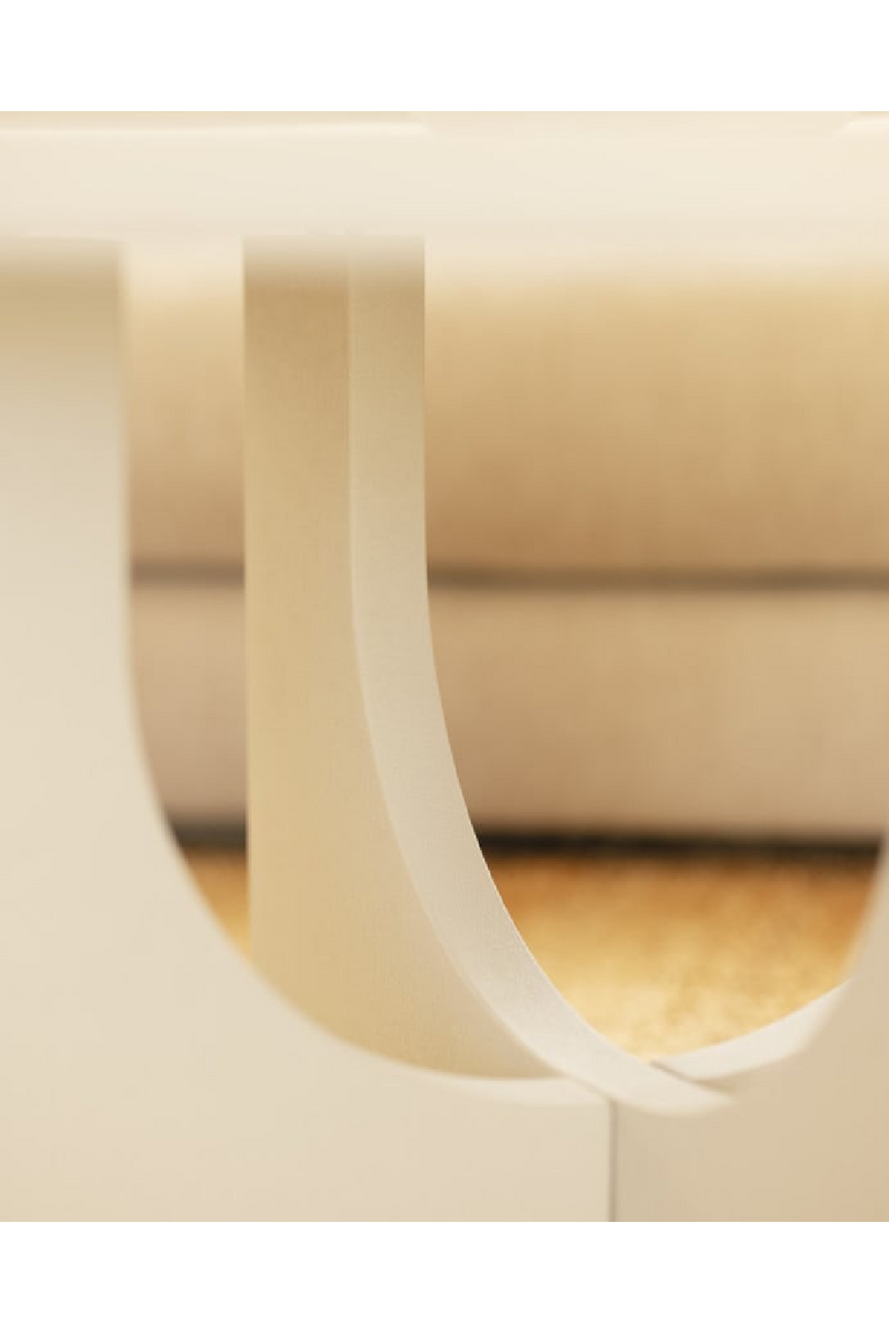 Round Microcement Coffee Table | Decowood Lua | Oroatrade.com