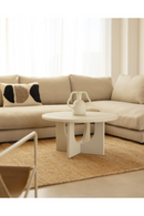 Round Microcement Coffee Table | Decowood Lua | Oroatrade.com