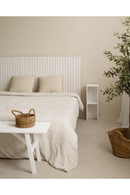 Pine Wood Grooved Headboard | Decowood Marta | Oroatrade.com