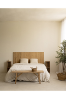 Pine Wood Grooved Headboard | Decowood Marta | Oroatrade.com