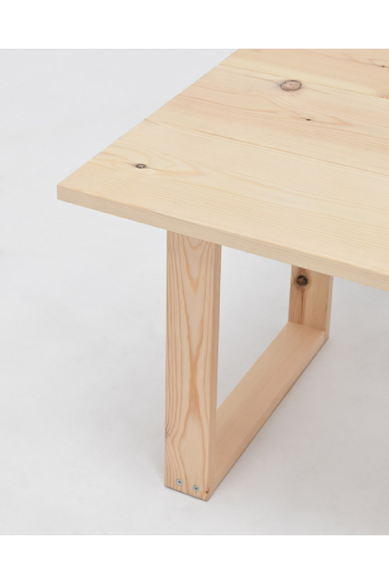 Solid Pine Coffee Table | Decowood Bielsa | Oroatrade.com